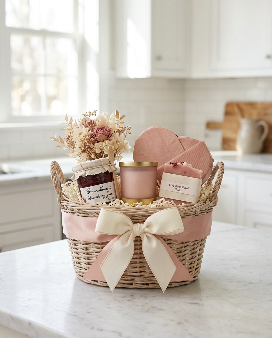 Gift baskets handmade by Love & Light Gift Baskets